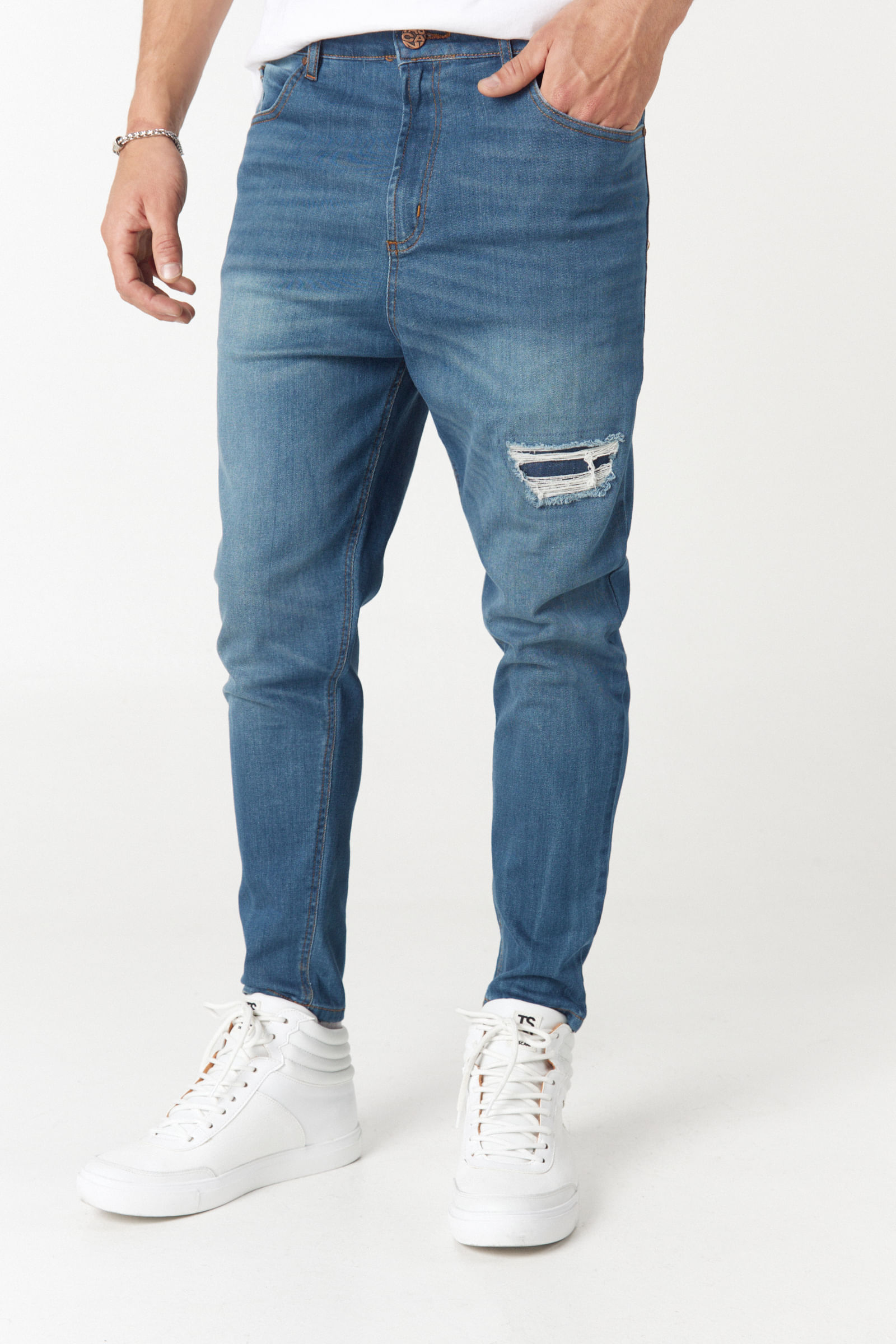 Jeans Slim Noir Ba&sh Taille 36 - Coton, Coupe Skinny, Bon état - Pour Femme